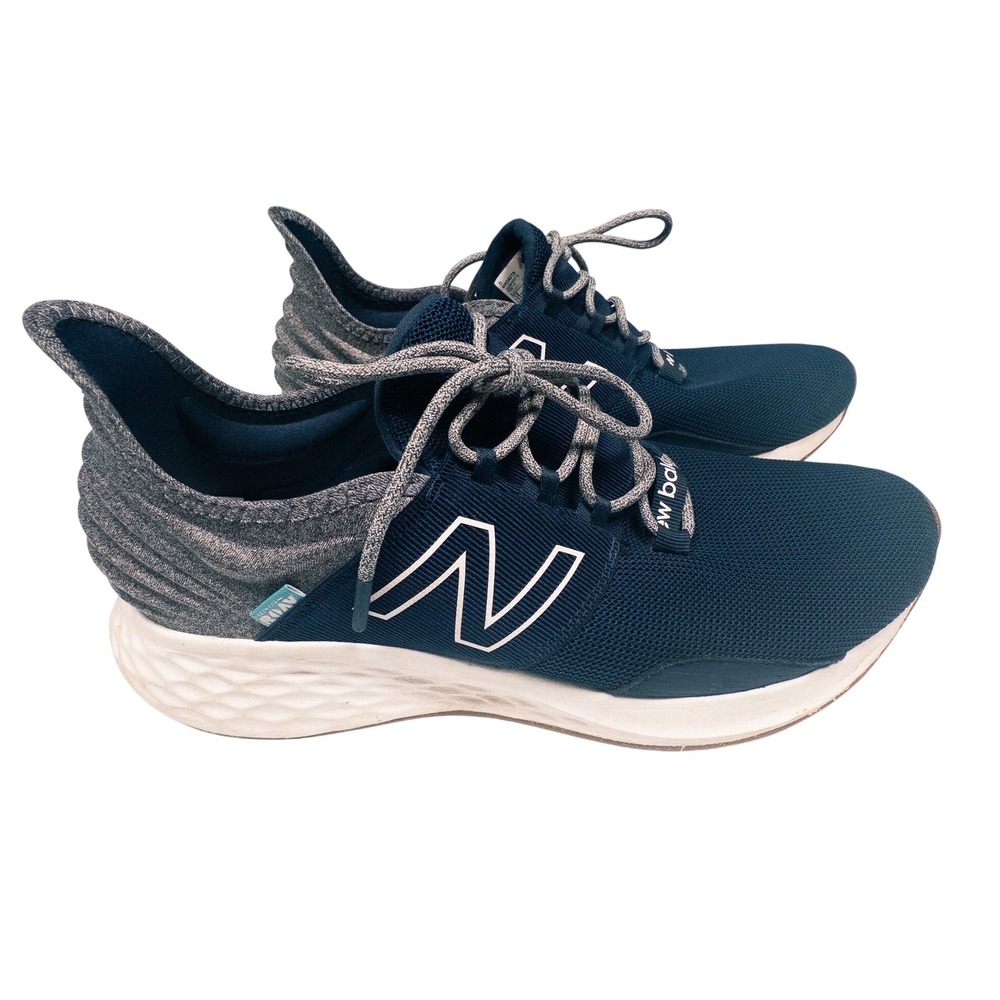 New Balance Running Shoes Fresh Foam‎ Roav Navy Blue Athletic Sneakers Mens 12